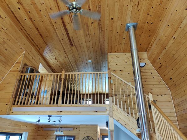 Loft above the living room