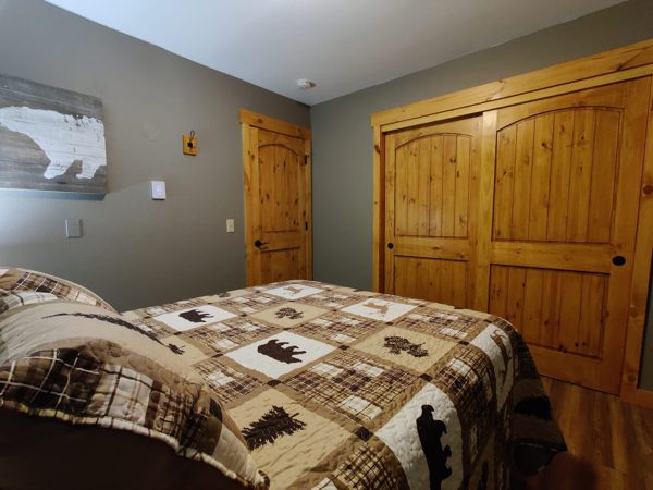 Bedroom and closet