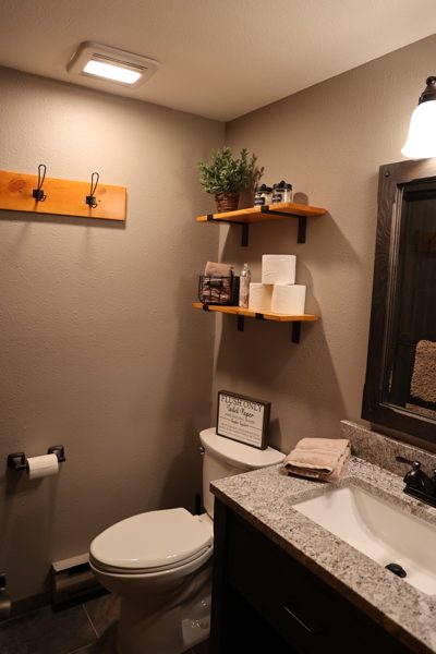 First bathroom