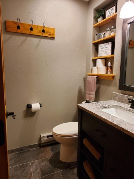 Second bathroom vanity