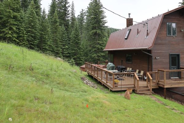 Cabin and wraparound deck