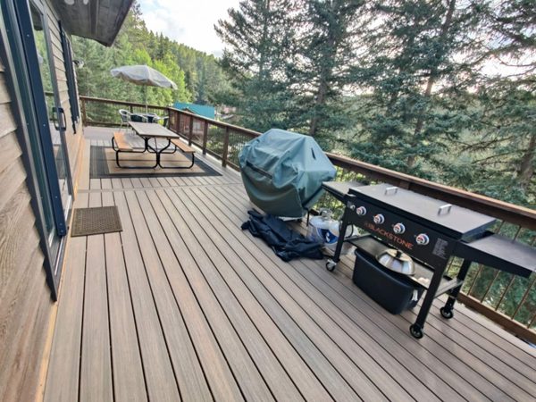 Outdoor cooking area