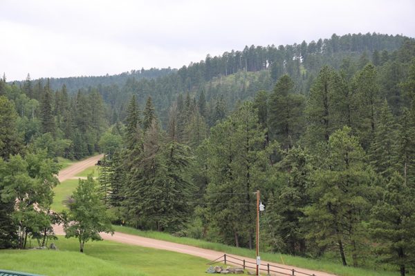 View toward the hills